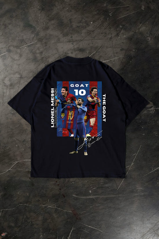 Lionel Messi T-shirt, white cotton football fan shirt