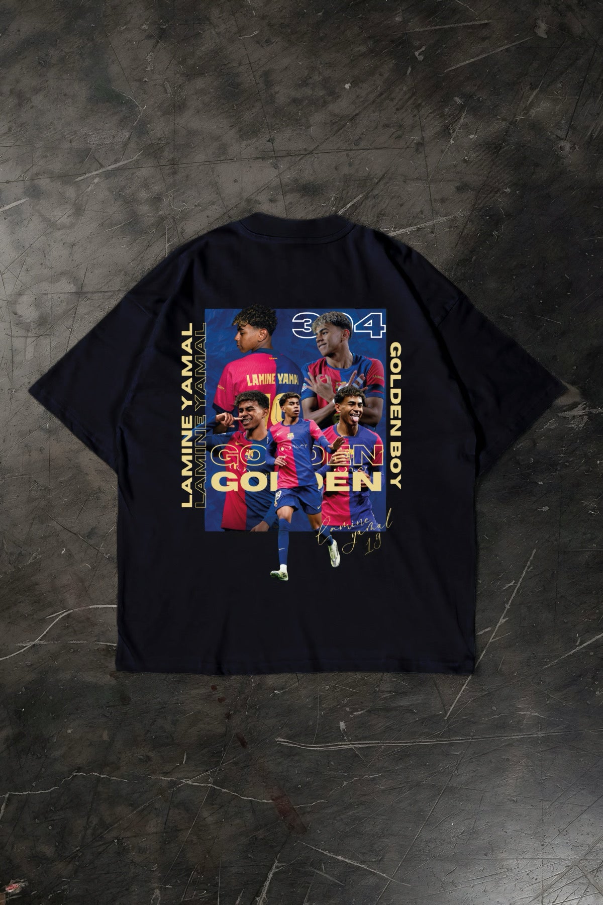 Yamal T-shirt, white cotton football fan shirt 